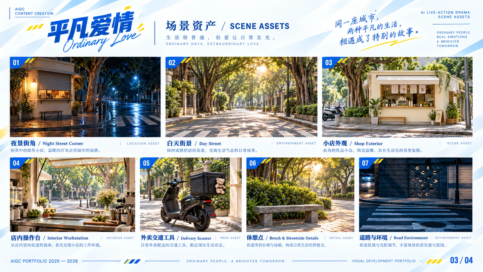 平凡爱情场景资产