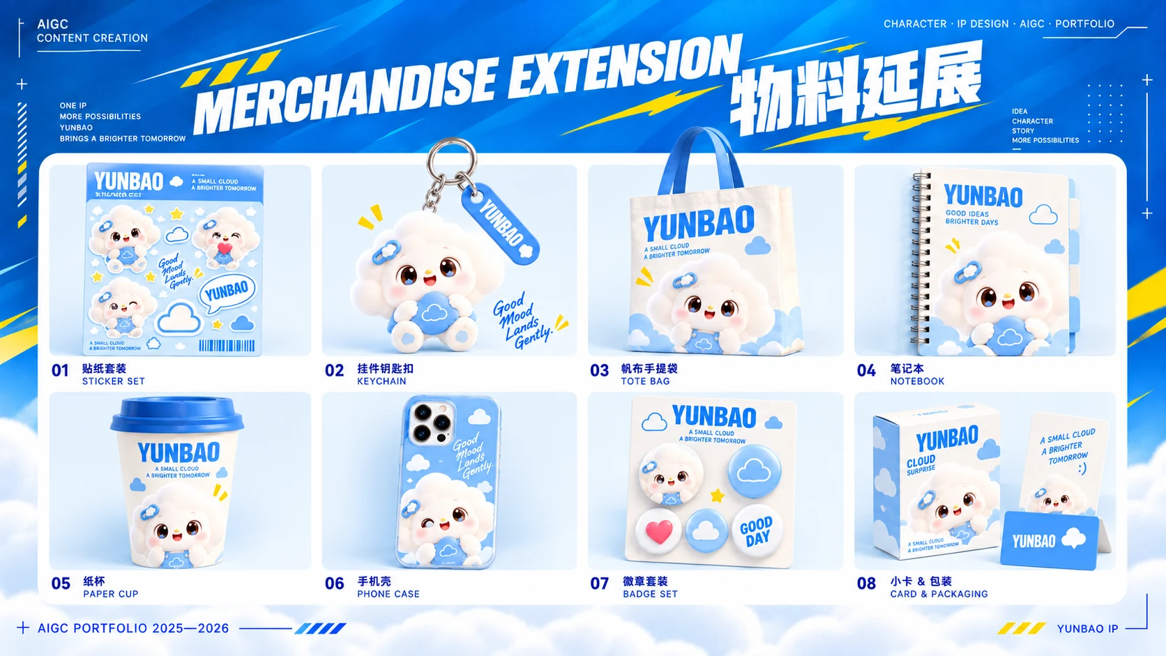 云宝 IP 物料延展