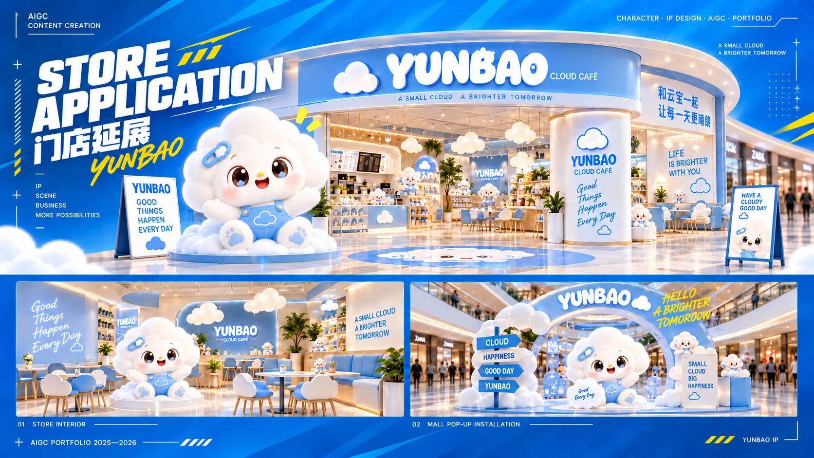 云宝 IP 门店空间延展